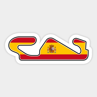 Circuit de Catalunya [flag] Sticker